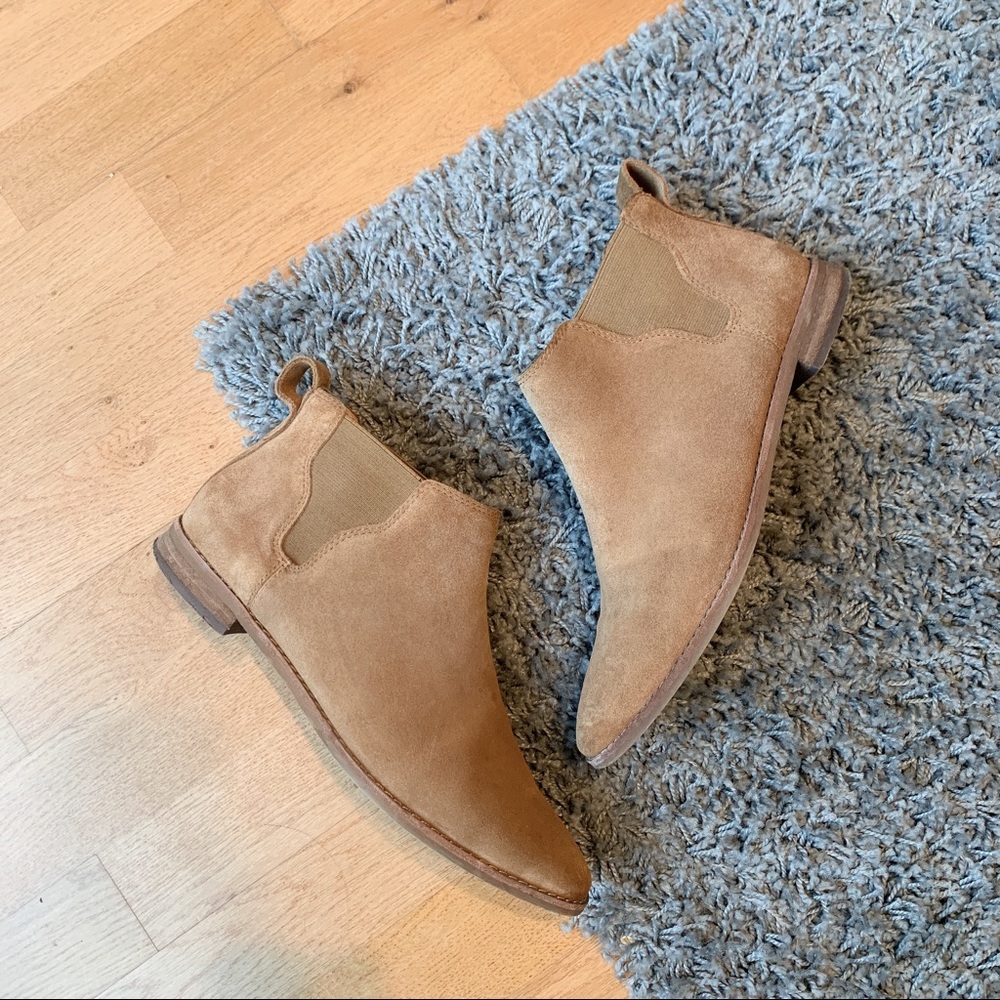 Madewell Suede Chelsea Boots